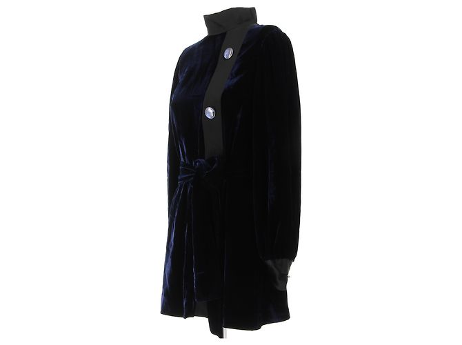 Dolce & Gabbana Kleid T.IT 38 Synthetisch Blau - Ansicht 4