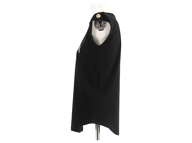 Balmain tops T.FR 38 Algodón Negro - vista 4