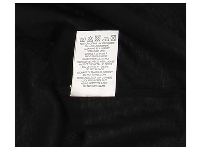 Balmain tops T.FR 38 Algodón Negro - vista 8