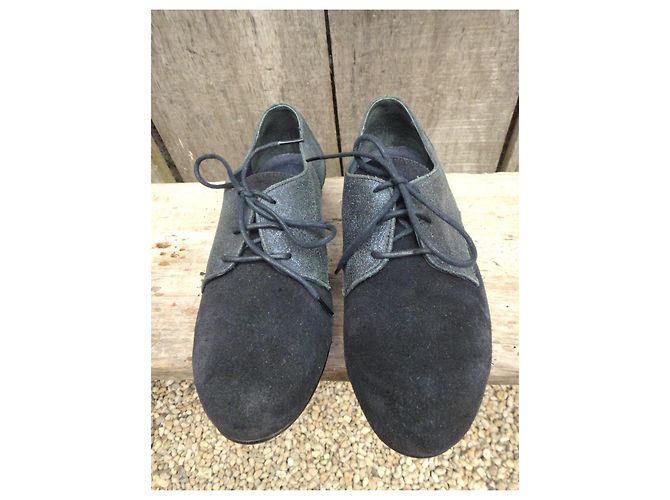 Derbies Minelli en cuir noir - vue 5