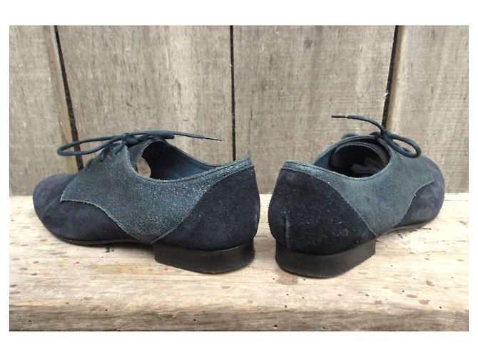 Derbies Minelli en cuir noir - vue 6