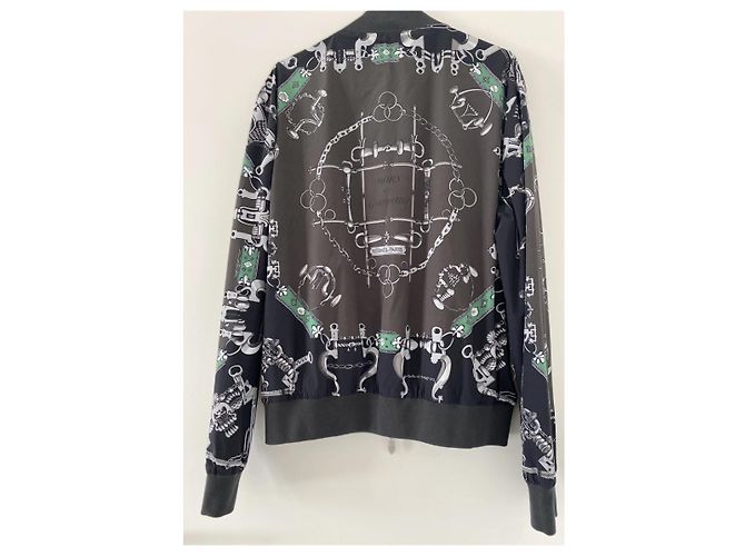Hermès Wendebomberjacke Blau - Ansicht 3