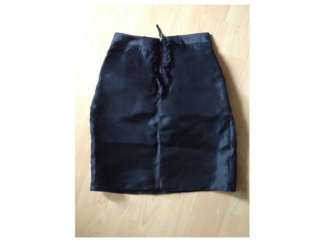 Falda de seda Dolce & Gabbana negra Negro - vista 4