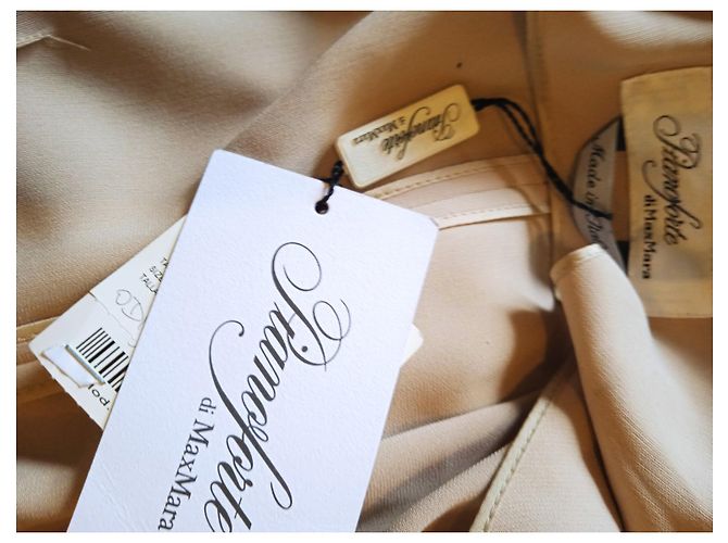 Max Mara Jacke Beige aus Polyester - Ansicht 2