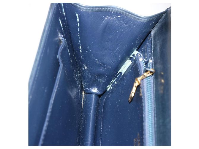 GUCCI Borsa a tracolla in tela GG Navy Nero Auth yk11772 Blu navy - vista 18
