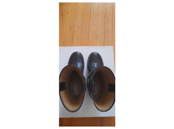 Botas Biker Marc Jacobs de cuero negro - vista 3