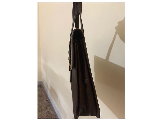 Borsa a spalla Gianfranco Ferré Marrone Scuro Pelle - vista 11