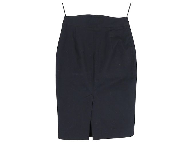 Givenchy Pencil Skirt in Black Cotton - view 2