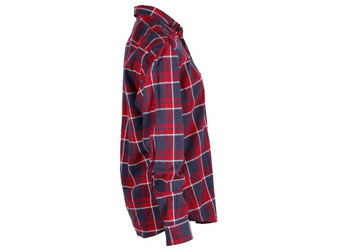 Camicia Hugo Boss a quadri Regular Fit in cotone Rosso - vista 2