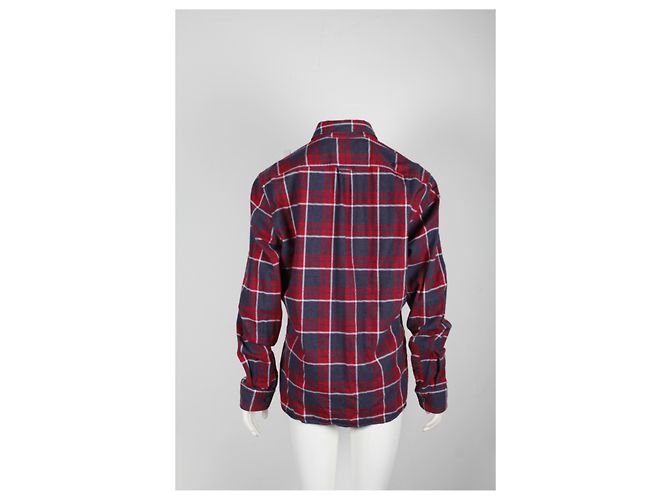 Camicia Hugo Boss a quadri Regular Fit in cotone Rosso - vista 8