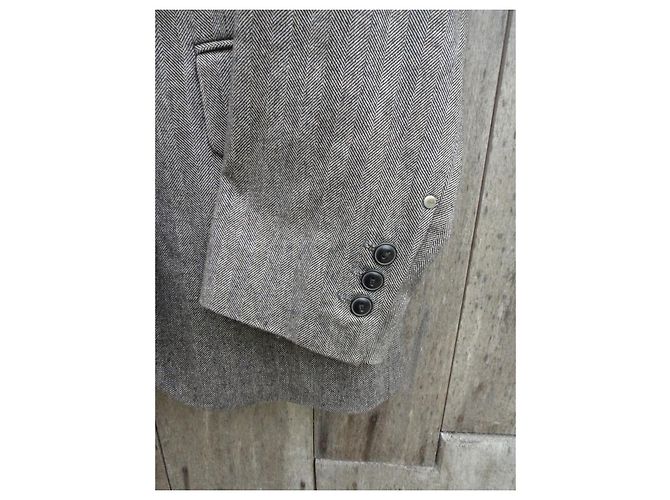 Autre Marque G Star Raw Jacke Grau Baumwolle Wolle - Ansicht 5