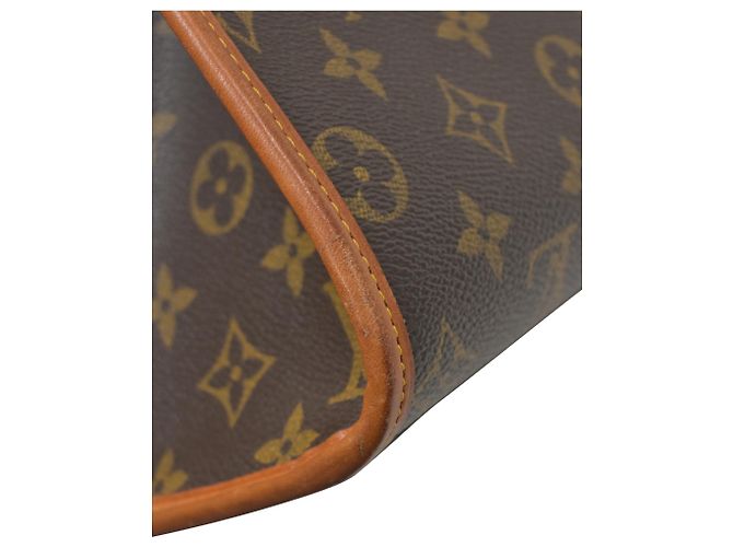 Sac porte-documents Louis Vuitton Beverly GM en toile enduite marron - vue 14