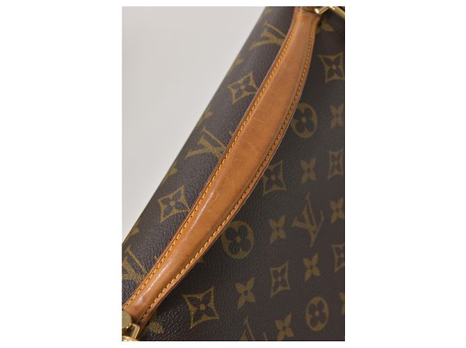 Sac porte-documents Louis Vuitton Beverly GM en toile enduite marron - vue 24