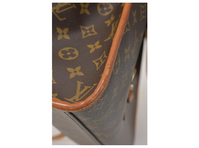 Sac porte-documents Louis Vuitton Beverly GM en toile enduite marron - vue 26