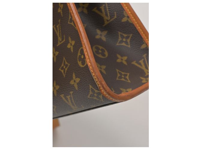 Sac porte-documents Louis Vuitton Beverly GM en toile enduite marron - vue 27