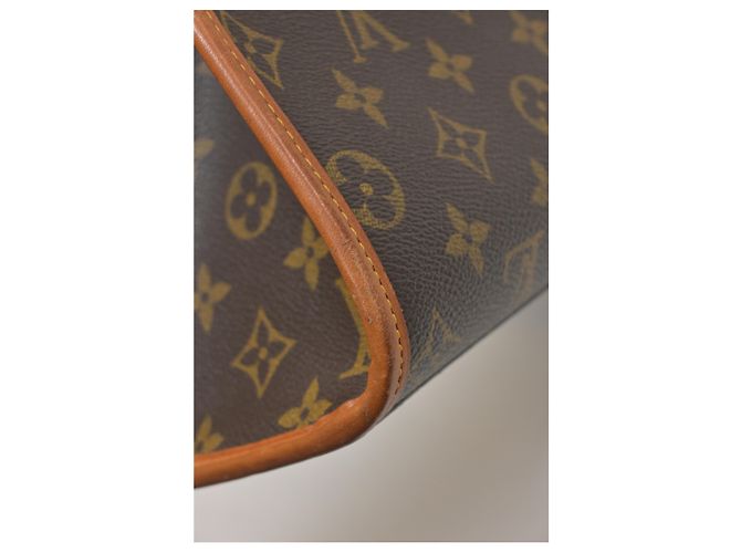 Sac porte-documents Louis Vuitton Beverly GM en toile enduite marron - vue 28