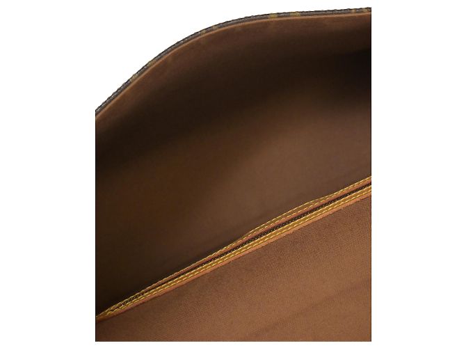 Sac porte-documents Louis Vuitton Beverly GM en toile enduite marron - vue 5