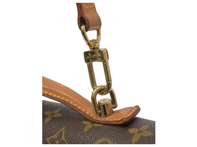 Sac porte-documents Louis Vuitton Beverly GM en toile enduite marron - vue 7