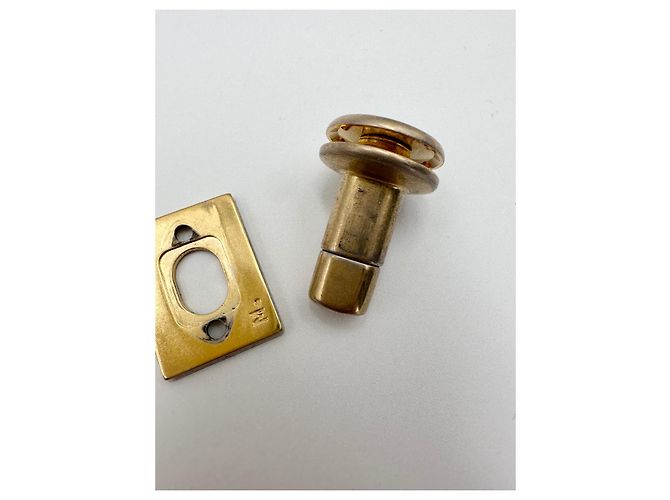 CHANEL chiusura originale CC turnlock oro anticato D'oro - vista 8