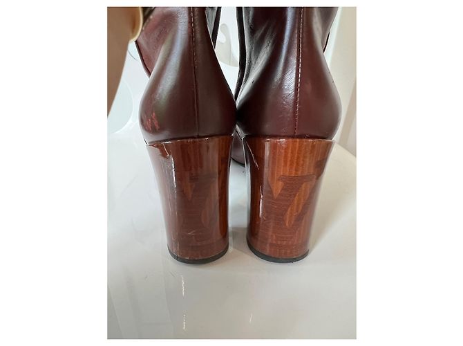 Botas altas Louis Vuitton Burdeos - vista 5