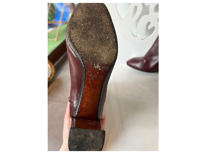 Botas altas Louis Vuitton Burdeos - vista 7