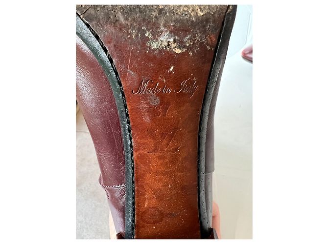 Botas altas Louis Vuitton Burdeos - vista 8