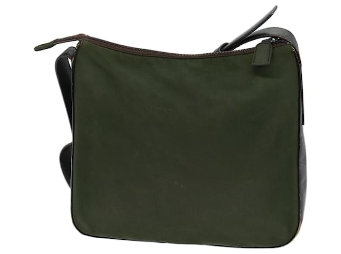 PRADA Borsa A Tracolla Nylon Khaki Auth 72009 Cachi - vista 2