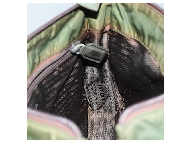 PRADA Borsa A Tracolla Nylon Khaki Auth 72009 Cachi - vista 20