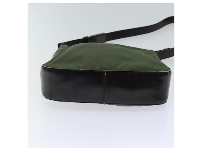 PRADA Borsa A Tracolla Nylon Khaki Auth 72009 Cachi - vista 5