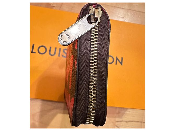 Cartera Zippy Louis Vuitton original Graffiti Rosa - vista 3