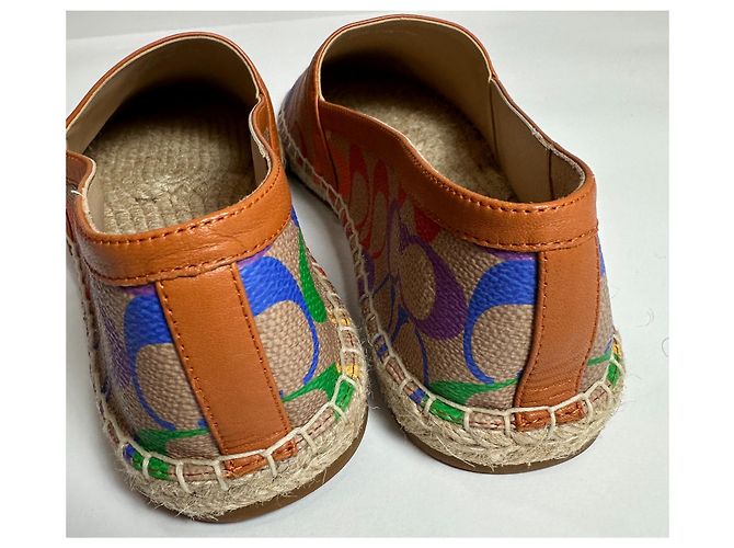 Coach Espadrilles Leather Multi Color Size 39 Multiple colors - view 5