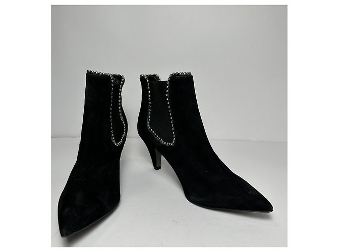Botas Rebecca Minkoff de ante negro 37 - vista 2