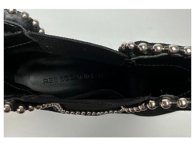 Botas Rebecca Minkoff de ante negro 37 - vista 5
