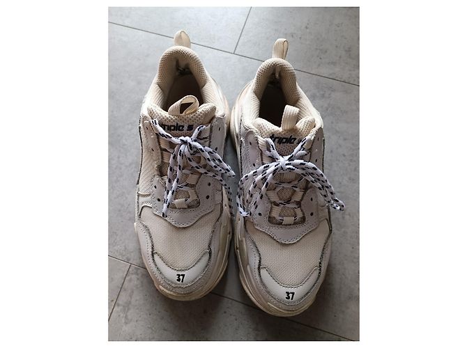Balenciaga Sneaker Weiß Gummi Größe 37 - Ansicht 4