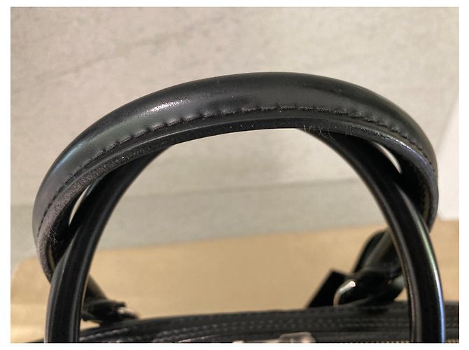 Louis Vuitton Jasmin Borsa a mano in pelle Epi nera Nero - vista 7