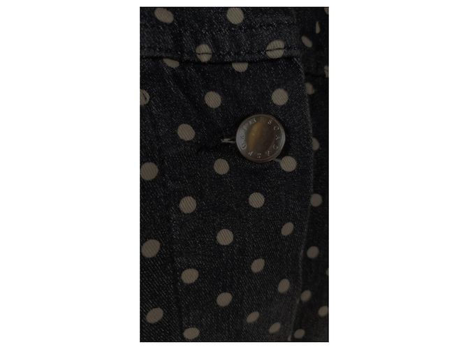 Escada Sport Veste sans manches à pois bleu beige - vue 4