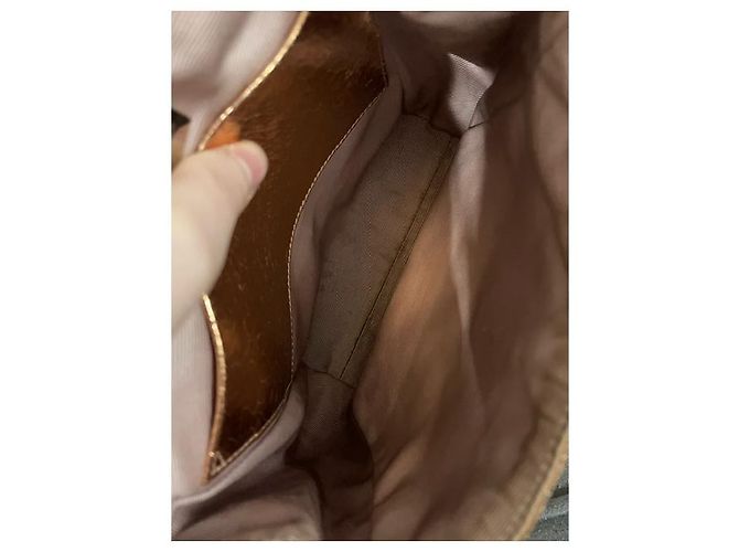 Zaino Dior Stardust in pelle dorata Metallico - vista 11