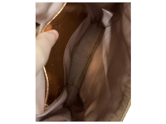 Zaino Dior Stardust in pelle dorata Metallico - vista 7