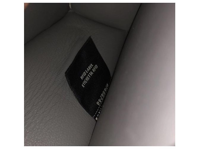 Fendi Peekaboo ISeeU Handtasche aus Eidechsenleder Weiß - Ansicht 5