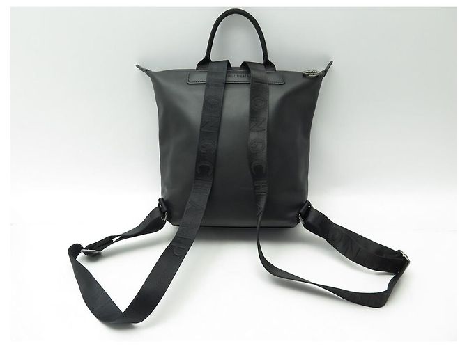NEW LONGCHAMP S LE PLIAGE XTRA BACKPACK 10209987001 BLACK LEATHER BACKPACK - view 2