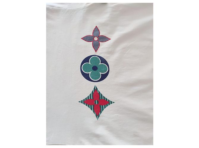 T-shirt Louis Vuitton bianco in cotone - vista 11