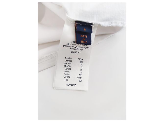 T-shirt Louis Vuitton bianco in cotone - vista 6