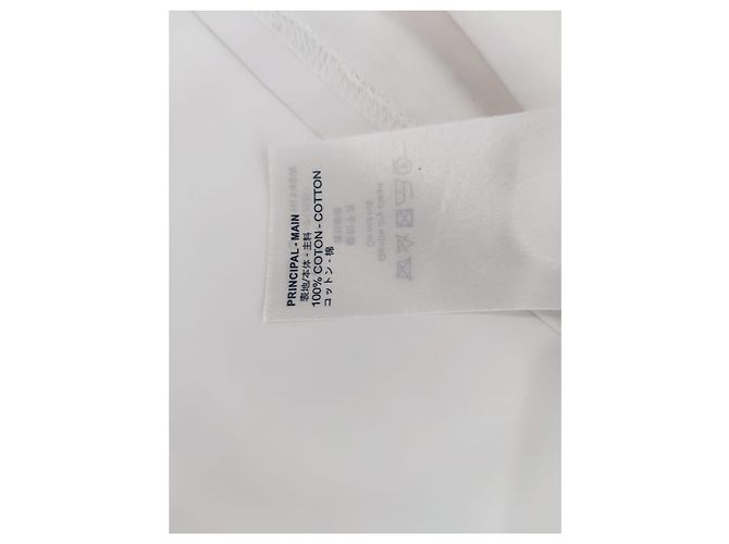 T-shirt Louis Vuitton bianco in cotone - vista 8