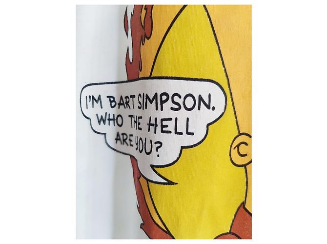 Camiseta Loewe Off White The Simpsons de algodón Blanco - vista 6