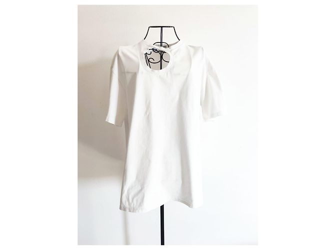 Camiseta Off White blanca de algodón Blanco - vista 2