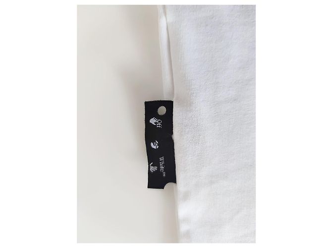 Camiseta Off White blanca de algodón Blanco - vista 5