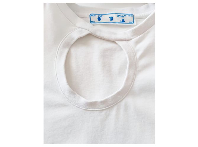 Camiseta Off White blanca de algodón Blanco - vista 6