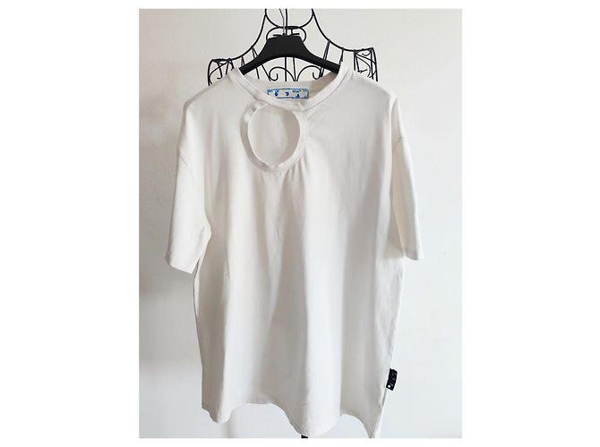 Camiseta Off White blanca de algodón Blanco - vista 8