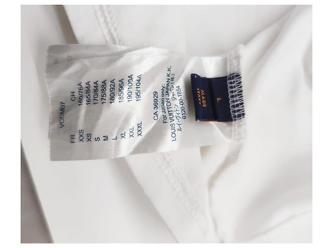Camiseta Louis Vuitton blanca de algodón Blanco - vista 10