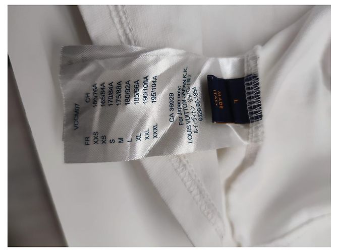 Camiseta Louis Vuitton blanca de algodón Blanco - vista 11